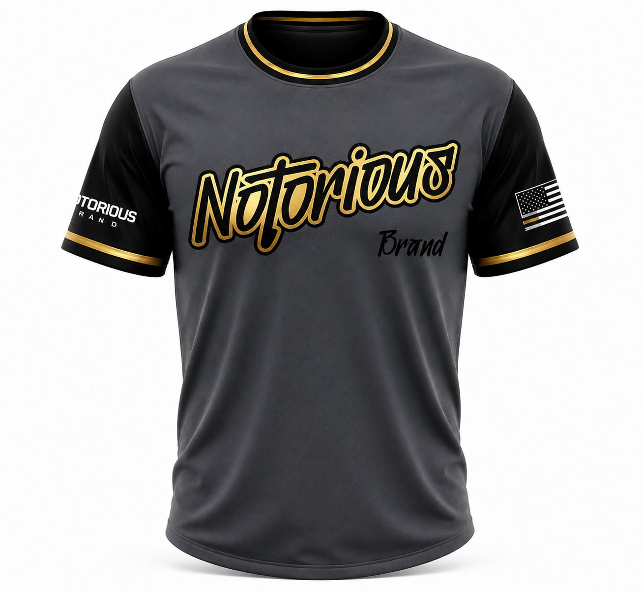 SMOKED METALLIC GOLD JERSEY - Image 1