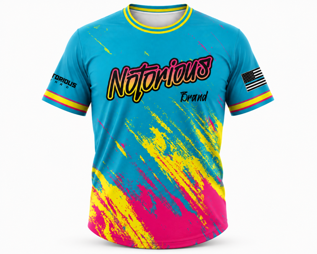 TEAL SPLASH NOTORIOUS JERSEY