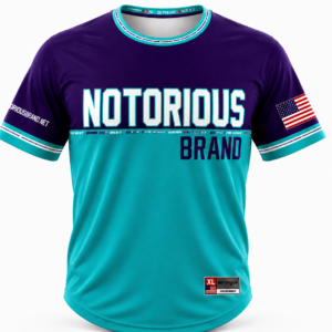 TEAL/PURPLE NOTORIOUS JERSEY - Image 1