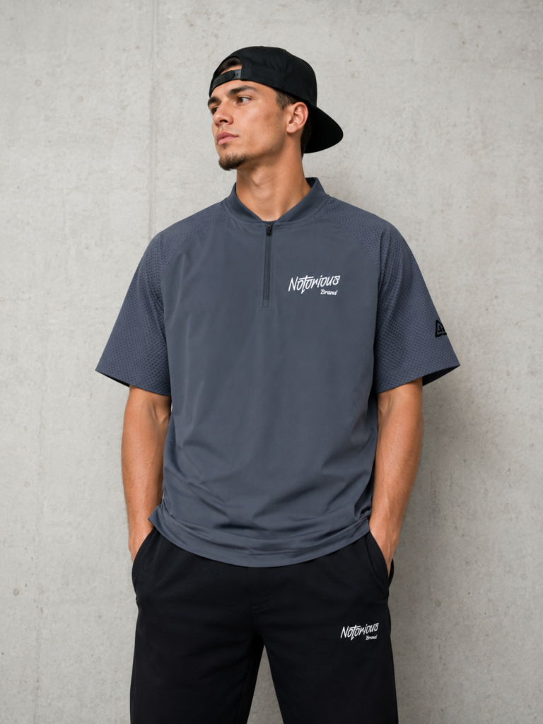GRAPHITE SHORT SLEEVE NEW ERA JACKET