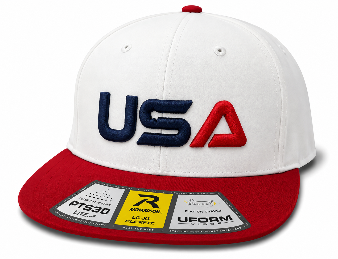 WHITE/RED USA PTS30 - Image 1