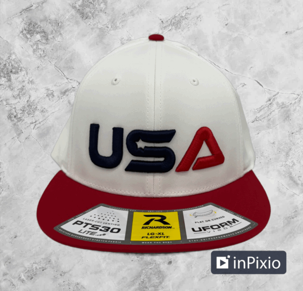 WHITE/RED USA PTS30