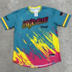 TEAL SPLASH NOTORIOUS JERSEY