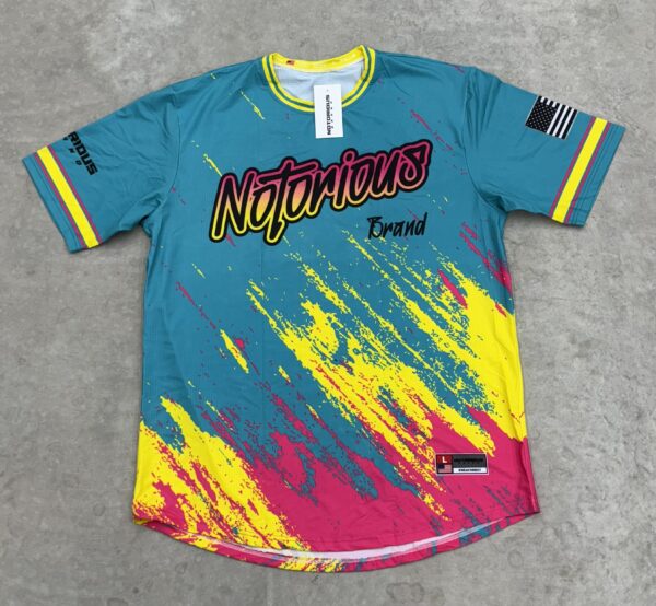 TEAL SPLASH NOTORIOUS JERSEY
