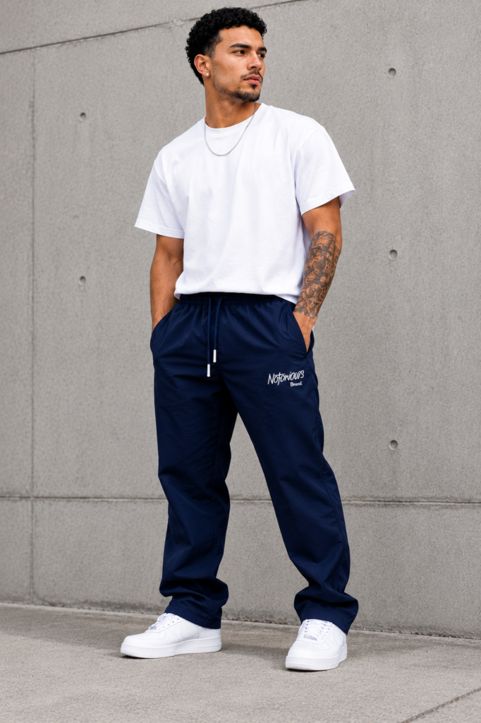 NOTORIOUS NAVY SWEATPANTS