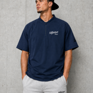 NAVY SHORT SLEEVE NEW ERA JACKET - Image 1