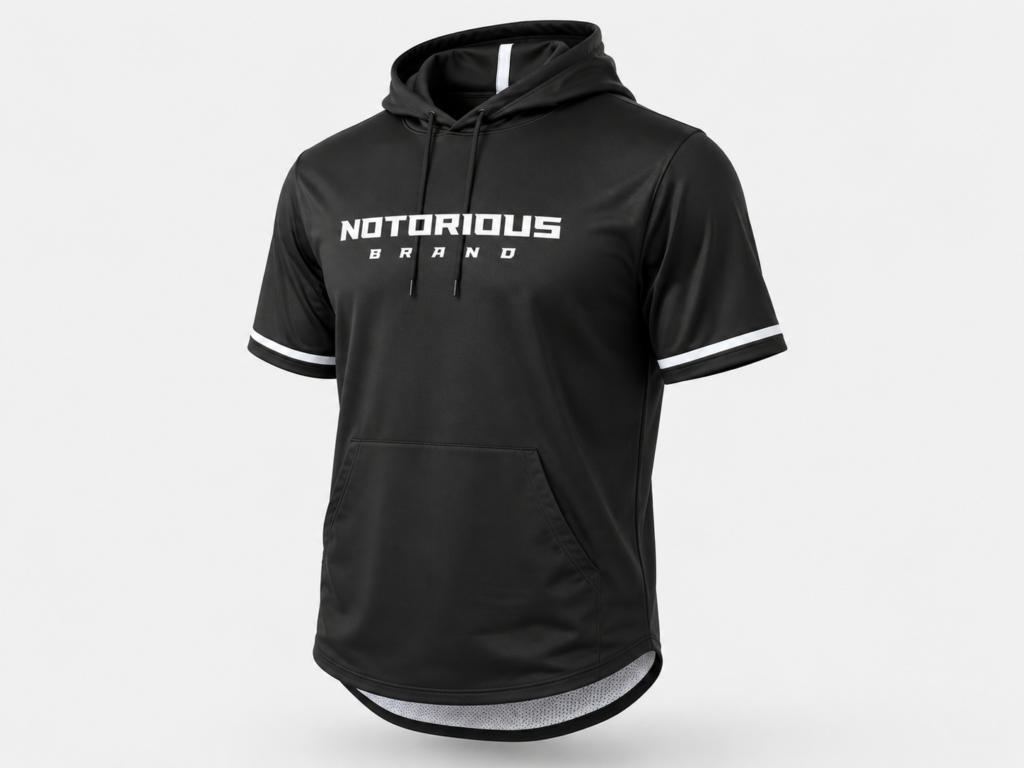 NOTORIOUS SHORT SLEEVE SUMMER HOODIE