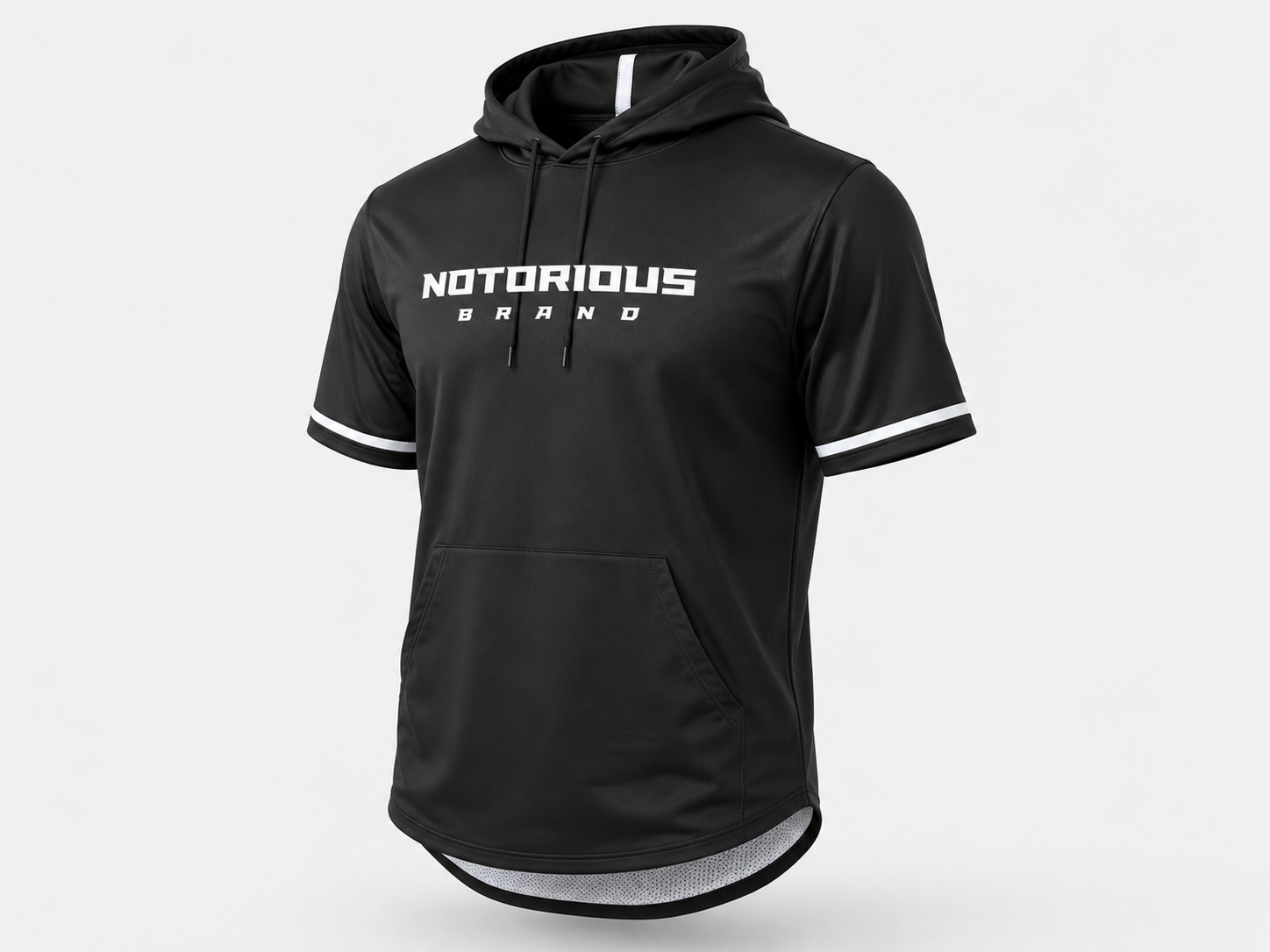 NOTORIOUS SHORT SLEEVE SUMMER HOODIE - Image 1
