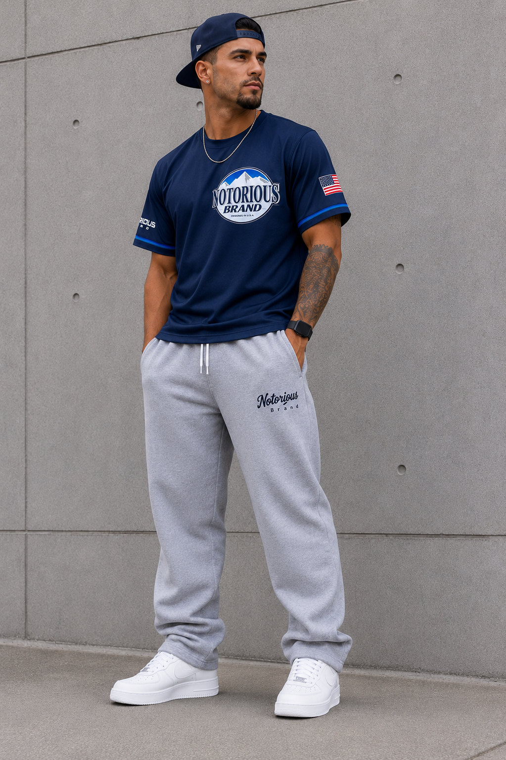 NOTORIOUS NAVY BUSCH THEME JERSEY - Image 2