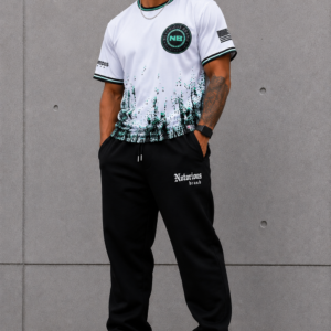 NOTORIOUS WHITE MINT/BLACK SPLATTER JERSEY - Image 2
