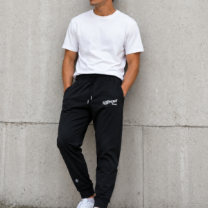 BLACK NOTORIOUS BRAND JOGGERS - Image 1