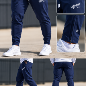 NAVY NOTORIOUS BRAND JOGGERS - Image 2