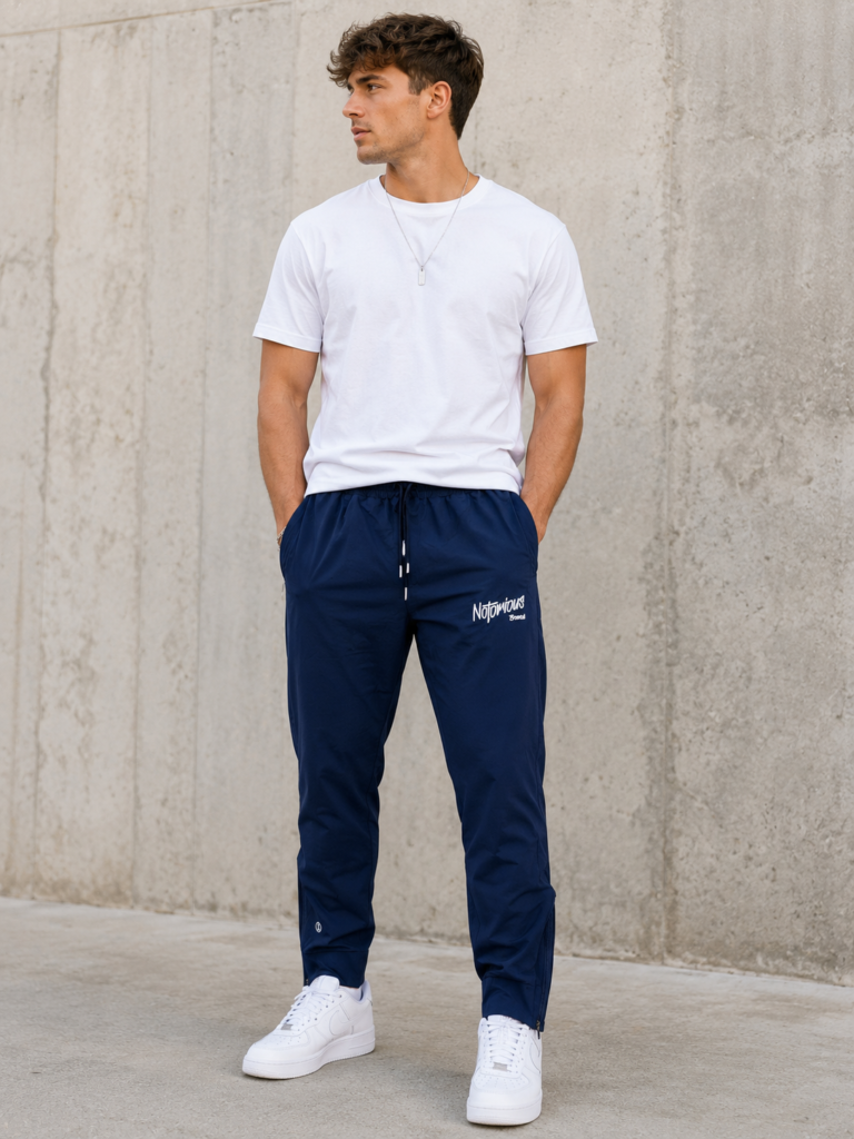 NAVY NOTORIOUS BRAND JOGGERS